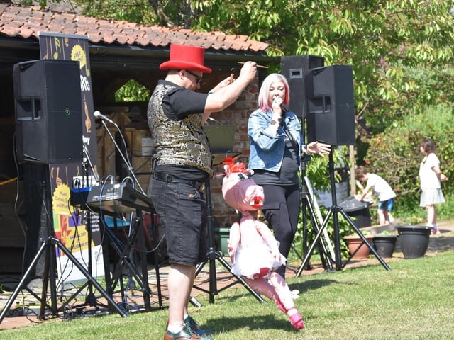 Entertainment in full swing at The Village Church Farm museum 50th anniversary in Skegness.