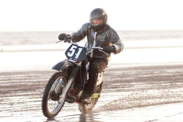 Racer Steve Lomas.