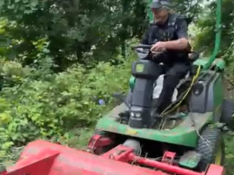 Officers recovered the missing mower and brought it back to the Heckington Showground. Photo: LRCAT