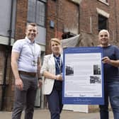 Matthew Snee, West Lindsey District Council, Katherine Stanley, West Lindsey District Council, and Andy Hurley, property owner