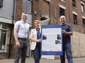 Matthew Snee, West Lindsey District Council, Katherine Stanley, West Lindsey District Council, and Andy Hurley, property owner