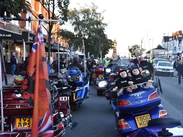 Goldwings travelled from all over the country to take part in the parade. Photo: Barry Robinson.