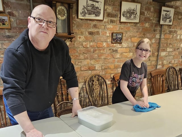 Volunteers have been busy cleaning ready for the return of visitors.