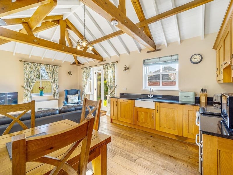 Inside the annexe.