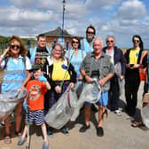 The Sutton on Sea Beachcare volunteers who attended the Clean up. Photos: Mick Fox