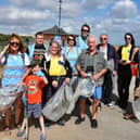 The Sutton on Sea Beachcare volunteers who attended the Clean up. Photos: Mick Fox