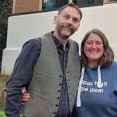 Sean Davies and wife Mary. Photo: MNDA