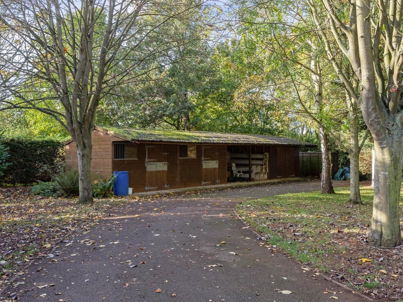 The stables.