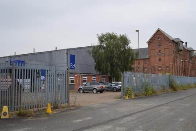 Unit 1 on Maltings Way, recently occupied by RH Displays.