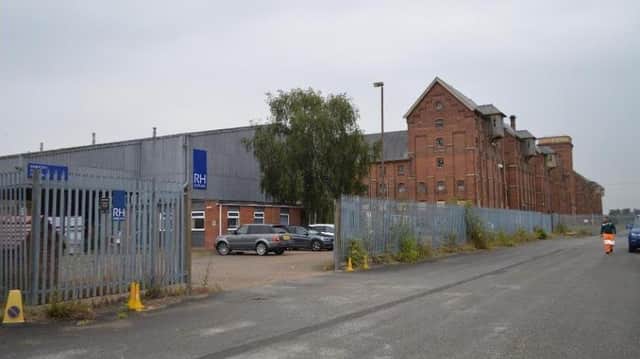 Unit 1 on Maltings Way, recently occupied by RH Displays.
