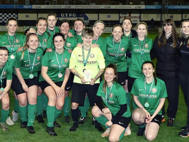 Sleaford Town's Ladies were beaten 8-0 in the final of the Lincolnshire Woemn's Cup.
