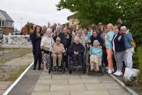 Sleaford Dementia Support Group on their trip to the steam railway.