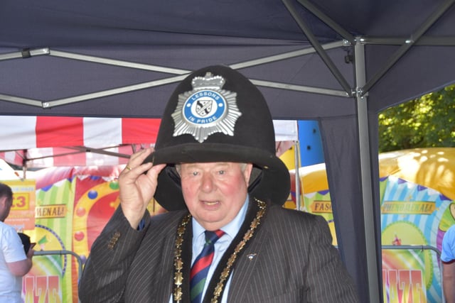 Hello, hello, hello: It's the Mayor of Skegness Coun Pete Barry.
