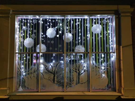 A previous Living Advent Window