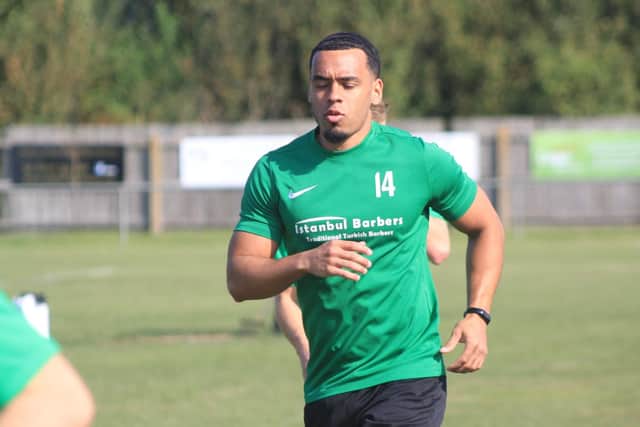 Debutant Tyrell Shannon-Lewis was among those who went close for Sleaford. Photo: STFC.