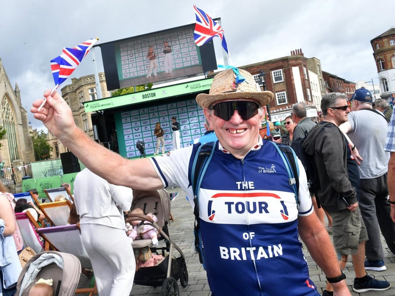 Nigel Jinks, of Worcester, who is following the Tour of Britain Men cycle ride across the country.