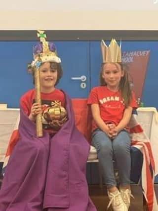 Charlie and Kamile crowned at William Alvey School, Sleaford