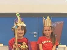 Charlie and Kamile crowned at William Alvey School, Sleaford
