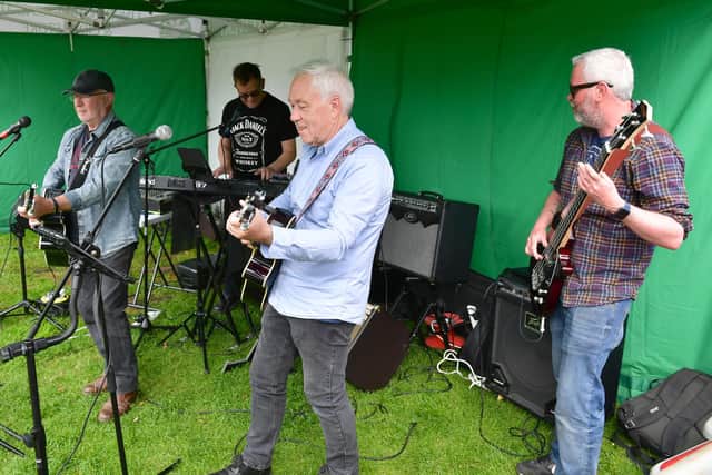 The Kilburns performing at Heckington Windmill for Sleaford Live.
