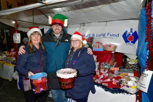 Pictured, from left: Perry Hayes, Chris Rudge and Tamara Minnican of Pilgrim Heart & Lung Fund.