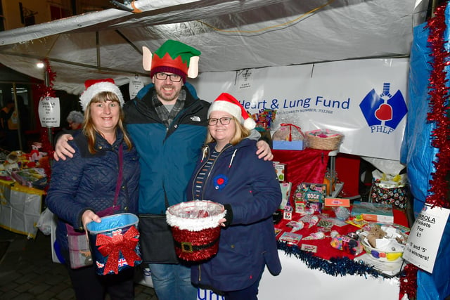 Pictured, from left: Perry Hayes, Chris Rudge and Tamara Minnican of Pilgrim Heart & Lung Fund.