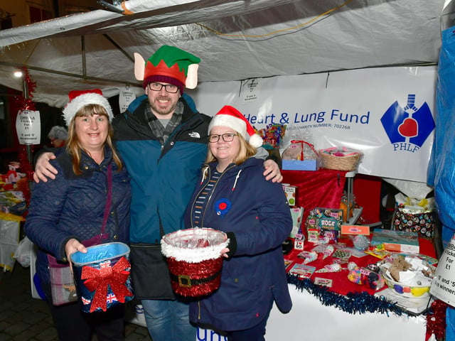 Pictured, from left: Perry Hayes, Chris Rudge and Tamara Minnican of Pilgrim Heart & Lung Fund.