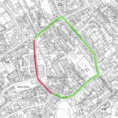 Roadworks set to be carried out on Newbridge Hill, between the junction with Keddington Road and High Holme Road and the junction with Ramsgate.