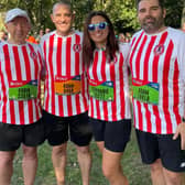 Horncastle Running Club members from left: Robin Harrison, Adam Sausby-Gallimore, Steph Scott, and Adam Patrick.