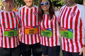 Horncastle Running Club members from left: Robin Harrison, Adam Sausby-Gallimore, Steph Scott, and Adam Patrick.