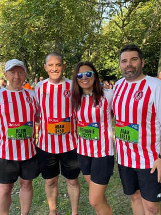 Horncastle Running Club members from left: Robin Harrison, Adam Sausby-Gallimore, Steph Scott, and Adam Patrick.