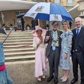 Coun Moira Westley and Coun Stephen Bunney, with West Lindsey officers Sally Grindrod-Smith and Ady Selby. |Image: Moira Westley.