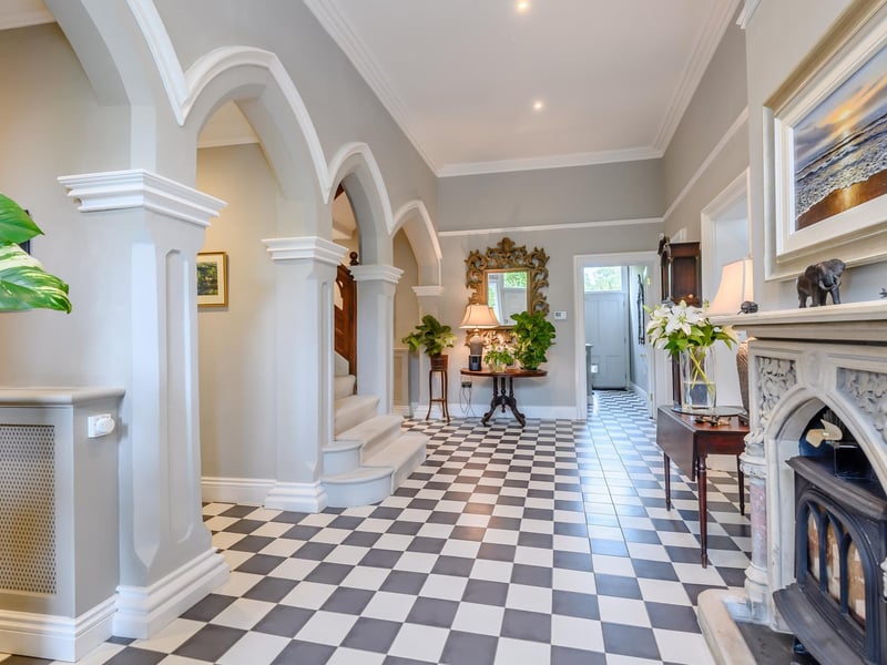 The hall.