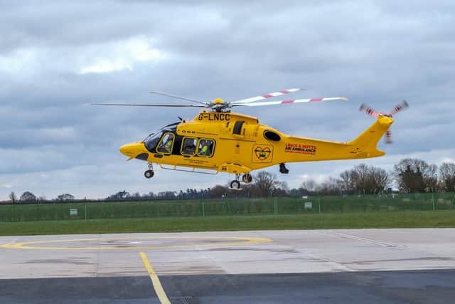 Lincs & Notts Air Ambulance Helicopter