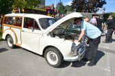 Tony Weir of Scopwick with his 1966 Morris Traveller