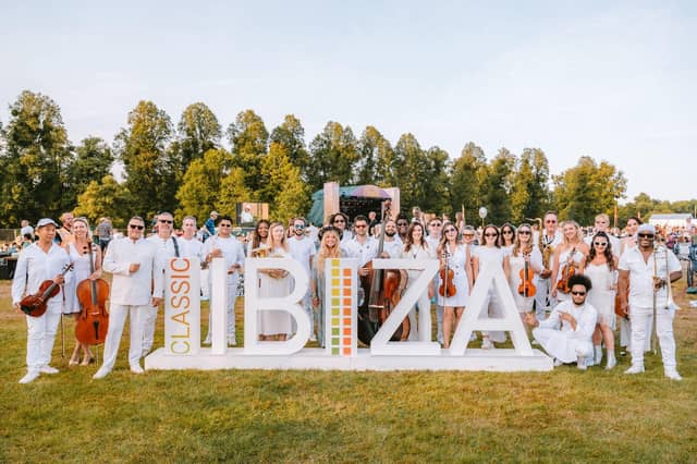 Urban Soul Orchestra, conducted by Stephen Hussey, at Classic Ibiza