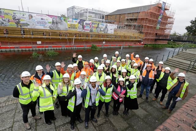Key stakeholders visited the site of Horizon Youth Zone this week.