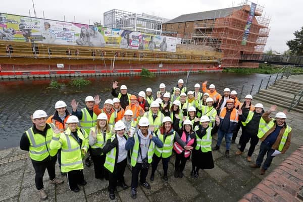 Key stakeholders visited the site of Horizon Youth Zone this week.