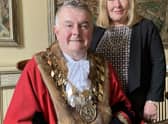 Louth Mayor and Mayoress for 2022-23, Coun Jeremy & Mrs Bridget Baskett.