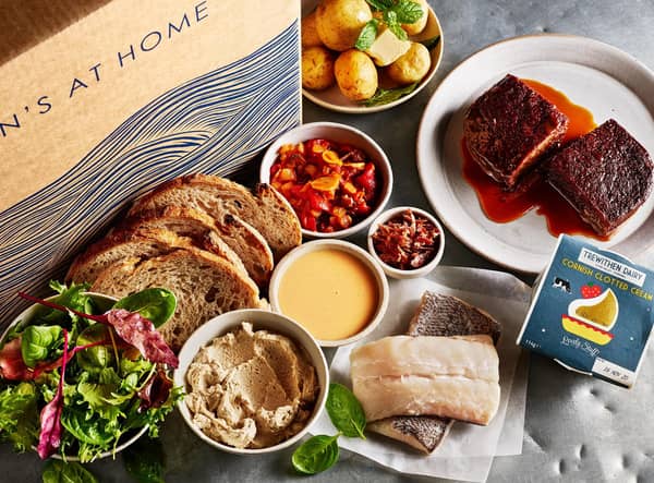 Full contents of the Stein's at Home hake box. Image: James Murphy Photography