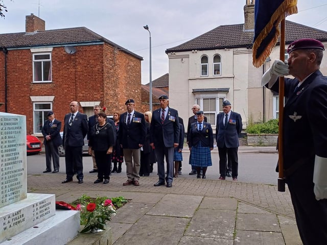 Time for reflection as the service ends