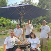 From left - Nick Watson, Andrew Douglas, Alan Hewitt, Lesley Lonsdale, Peter Mills.