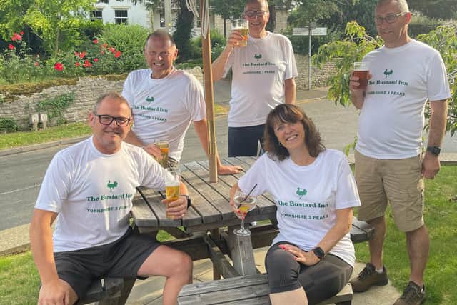 From left - Nick Watson, Andrew Douglas, Alan Hewitt, Lesley Lonsdale, Peter Mills.