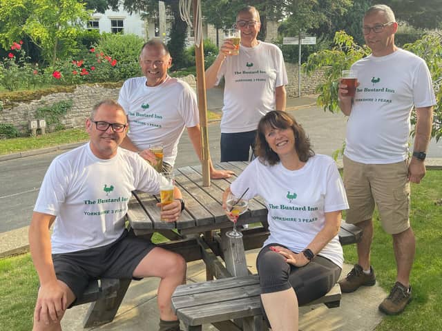 From left - Nick Watson, Andrew Douglas, Alan Hewitt, Lesley Lonsdale, Peter Mills.
