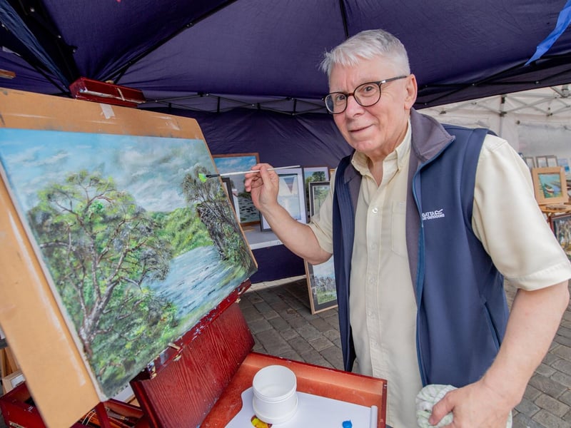 David Skipworth, of Swineshead Art Group.