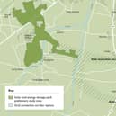 The location for the proposed Fosse Green Energy Park.