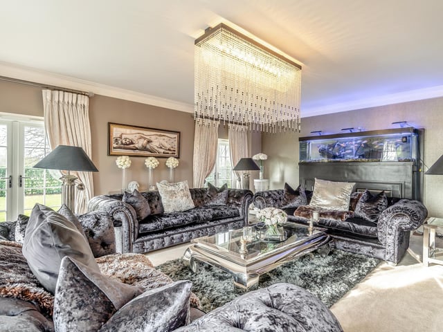 The living room.