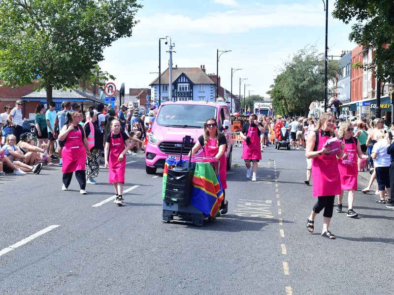 Action from the parade on Sunday, August 9.