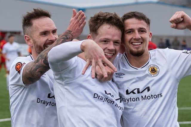 Boston Town smashed Gloucester City for seven. Pic: Lee Keuneke.