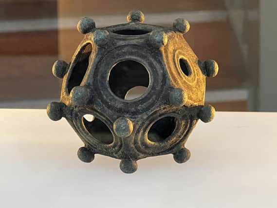 The Roman dodecahedron - courtesy of Norton Disney History and Archaeology Group.