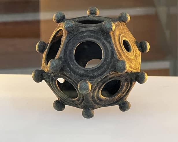 The Roman dodecahedron - courtesy of Norton Disney History and Archaeology Group.